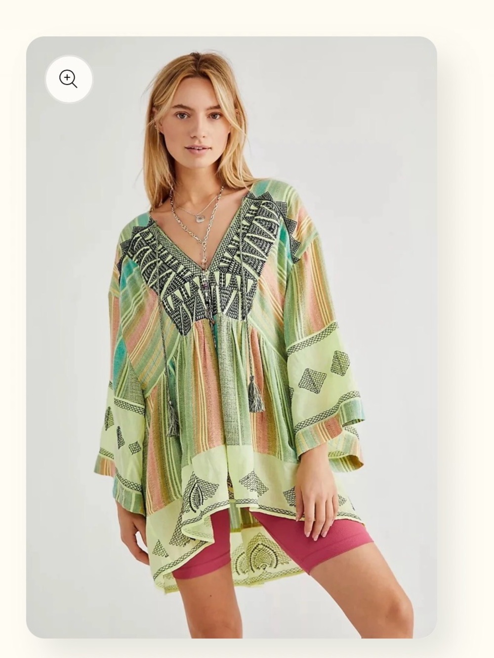 Free People Skye Embroidered Tunic